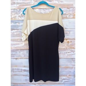 Color Block Cocktail Dress